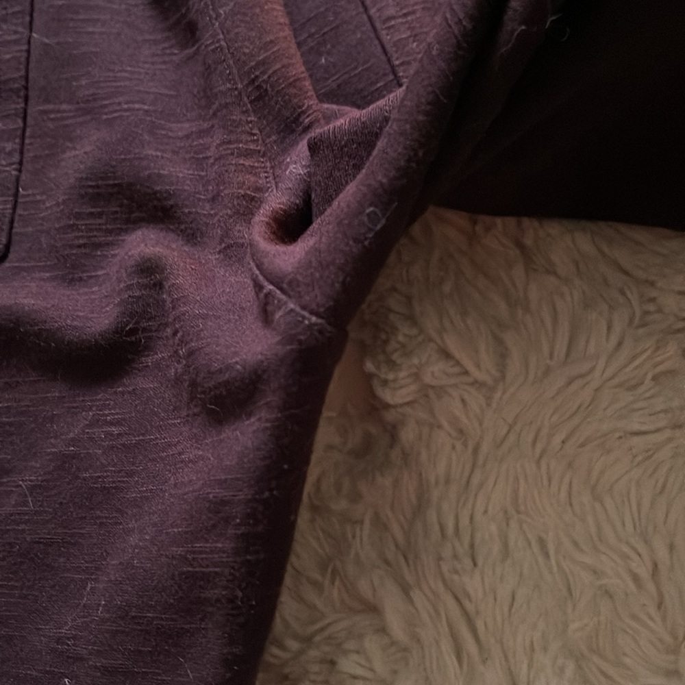 Matty M Maroon & Black Heathered Stretch Pants - Size M​ - Picture 6 of 9